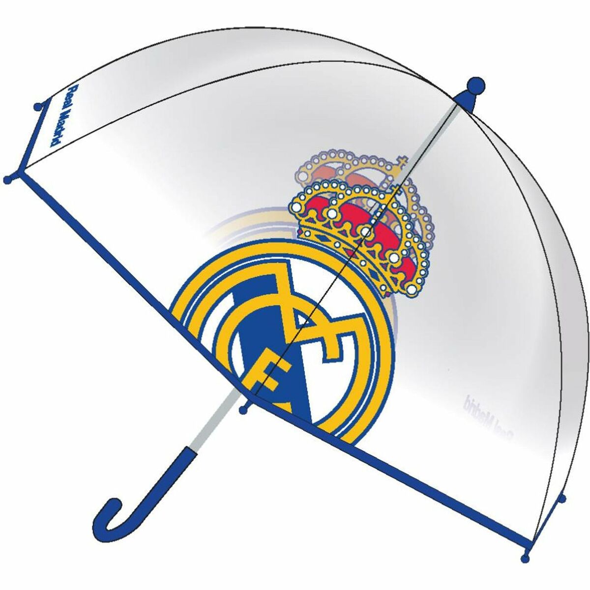 Paraguas Real Madrid C.F. Transparente 45 cm