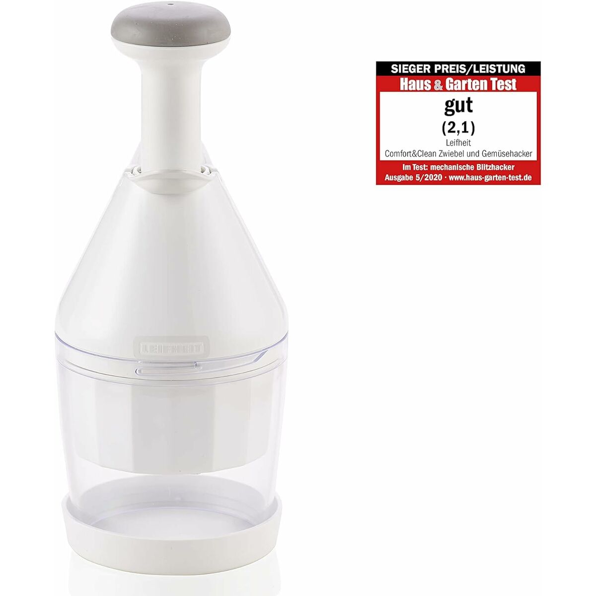 Picadora Leifheit Chopper Confort & Cle Blanco Acero Inoxidable Plástico