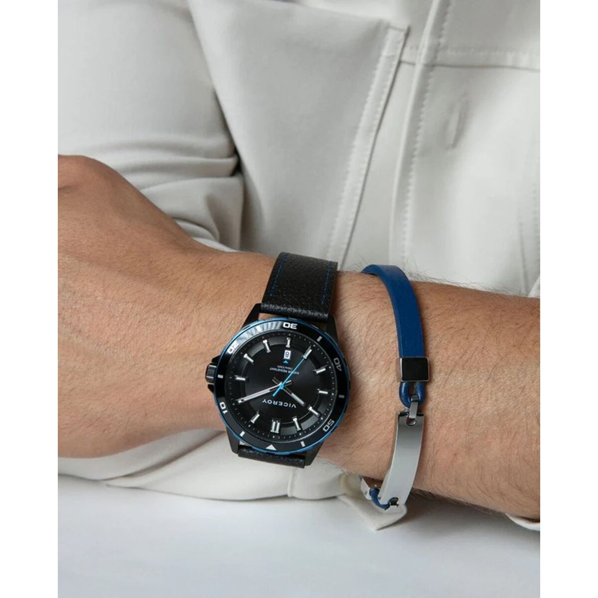 Pulsera Hombre Viceroy 15170P01013 Plata de ley 925 Azul