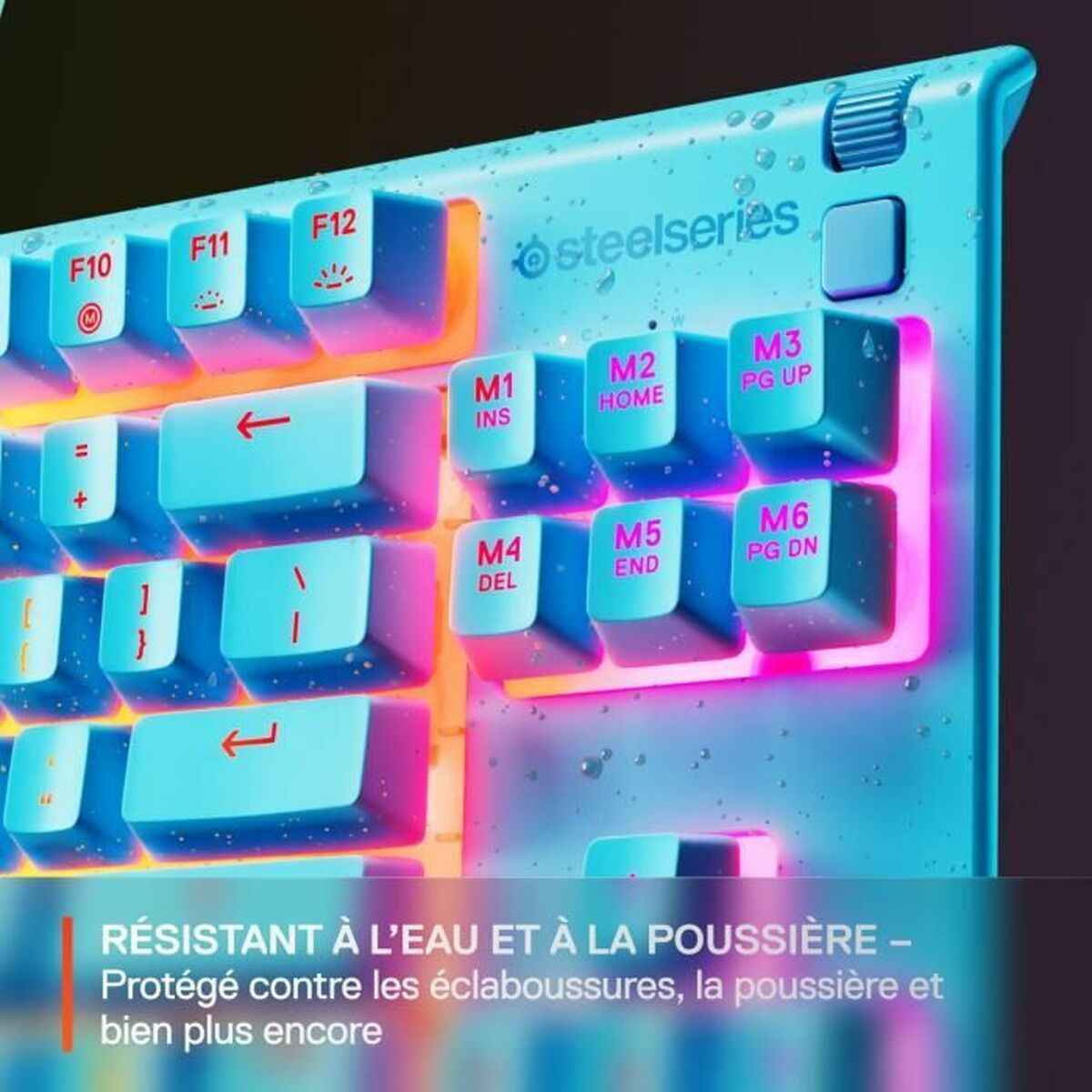 Teclado SteelSeries Apex 3 TKL Azul