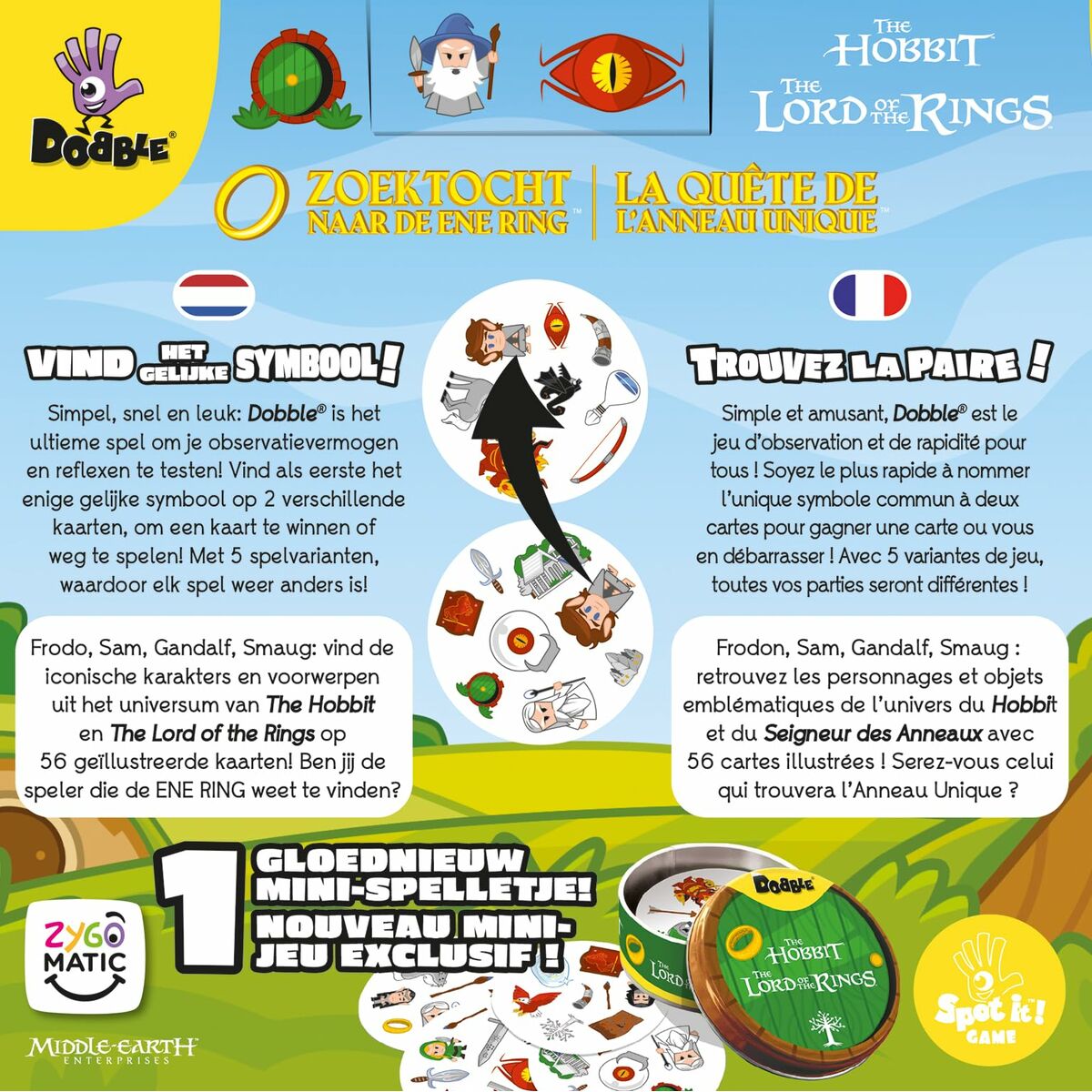 Juego de Mesa Asmodee Dobble The Lord of the Rings