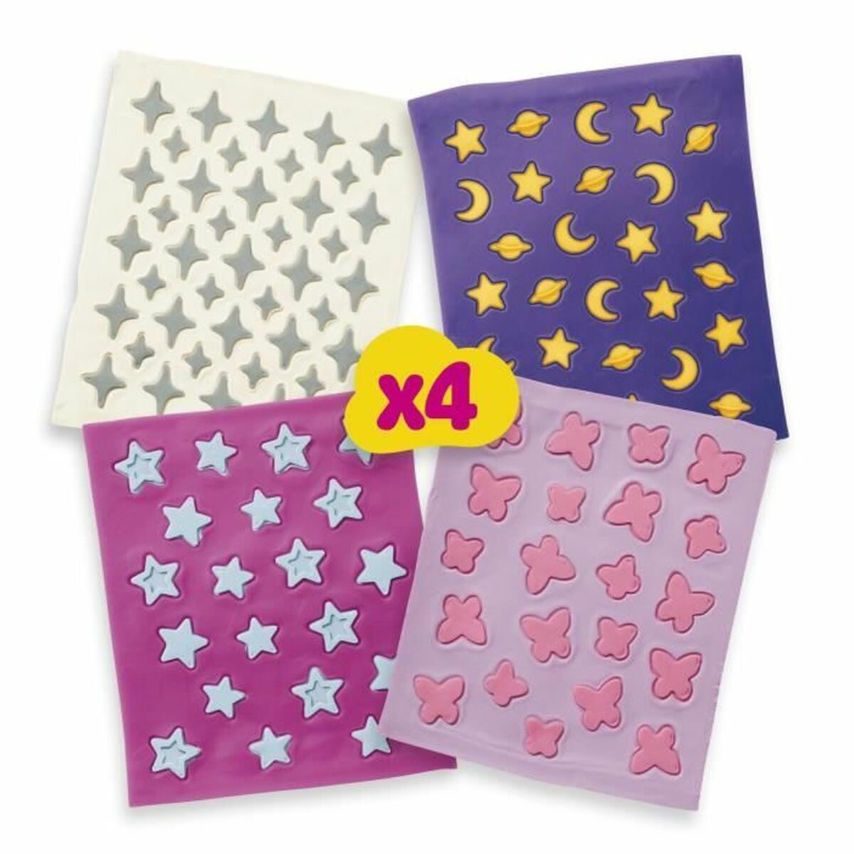 Juego de Plastilina Play-Doh Barbie Sparkles & Gems Multicolor