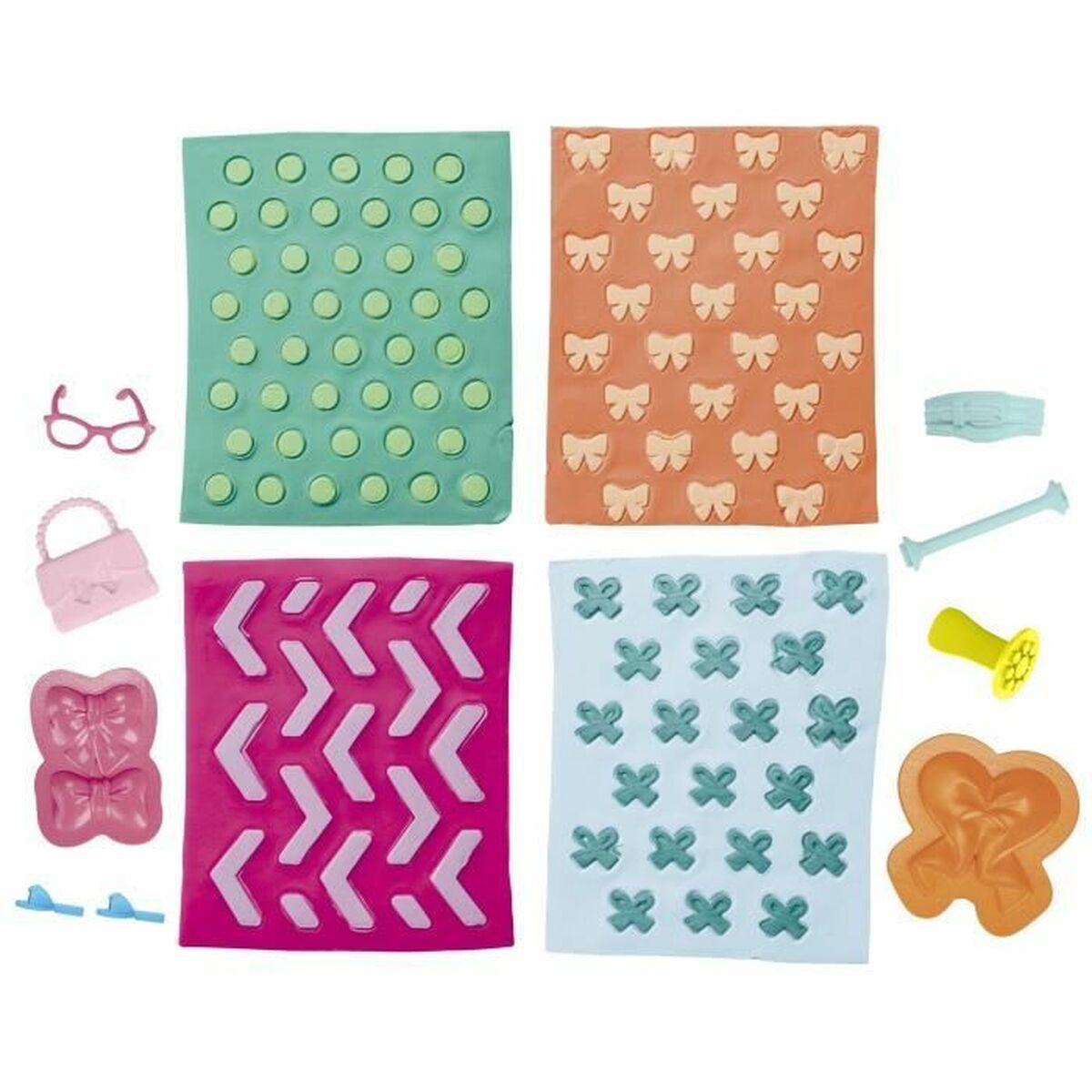 Juego de Plastilina Play-Doh BArbie Pearls & Bows Multicolor