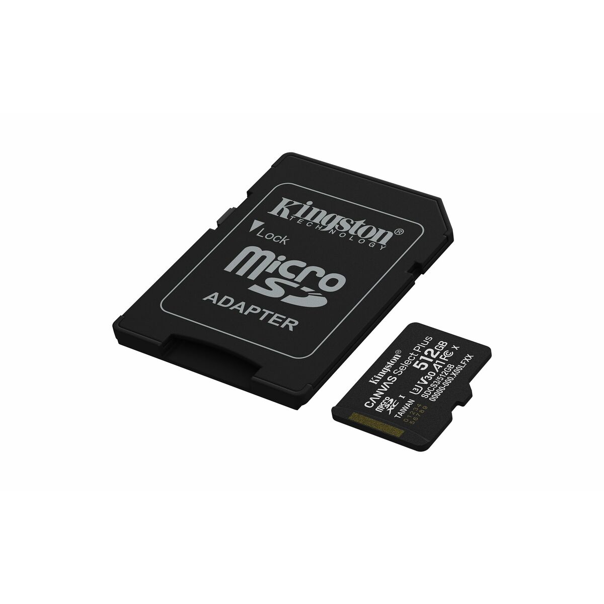 Tarjeta de Memoria Micro SD con Adaptador Kingston CANVAS Select Plus 512 GB