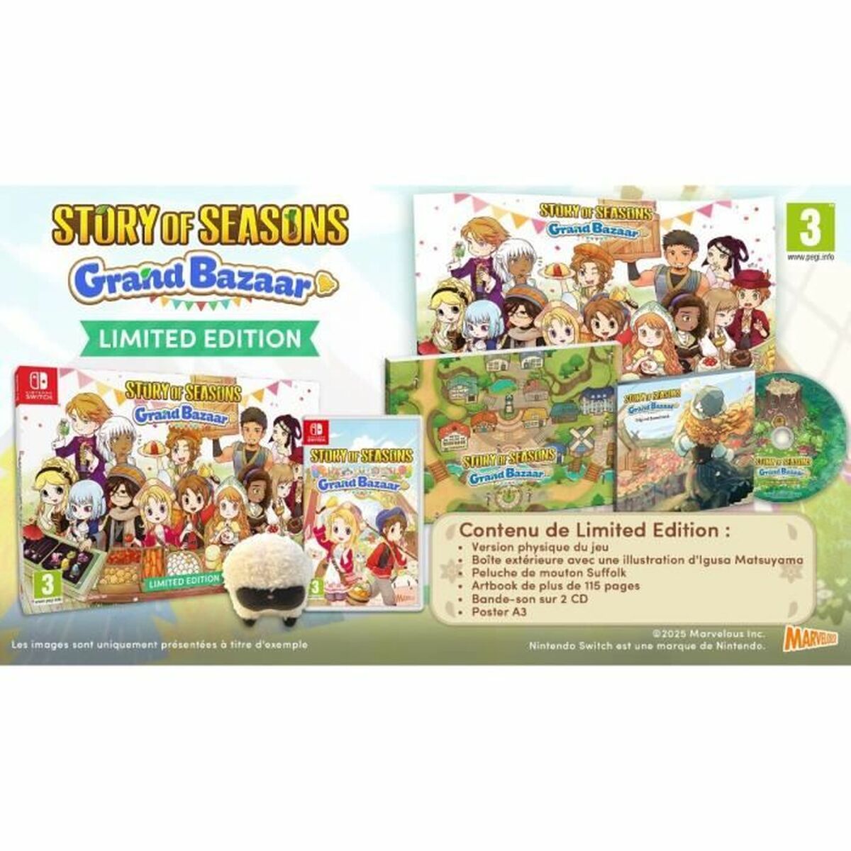 Videojuego para Switch Just For Games Story of Seasons Grand Bazaar : Limited Edition