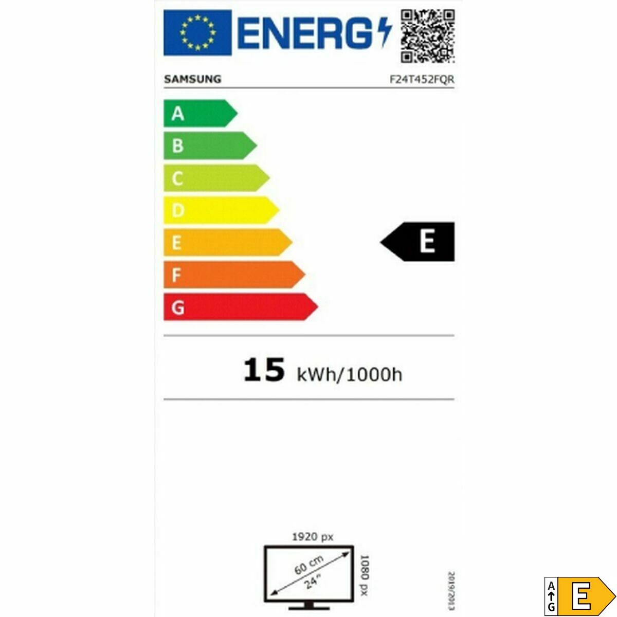Monitor Samsung F24T452FQR Full HD 24"