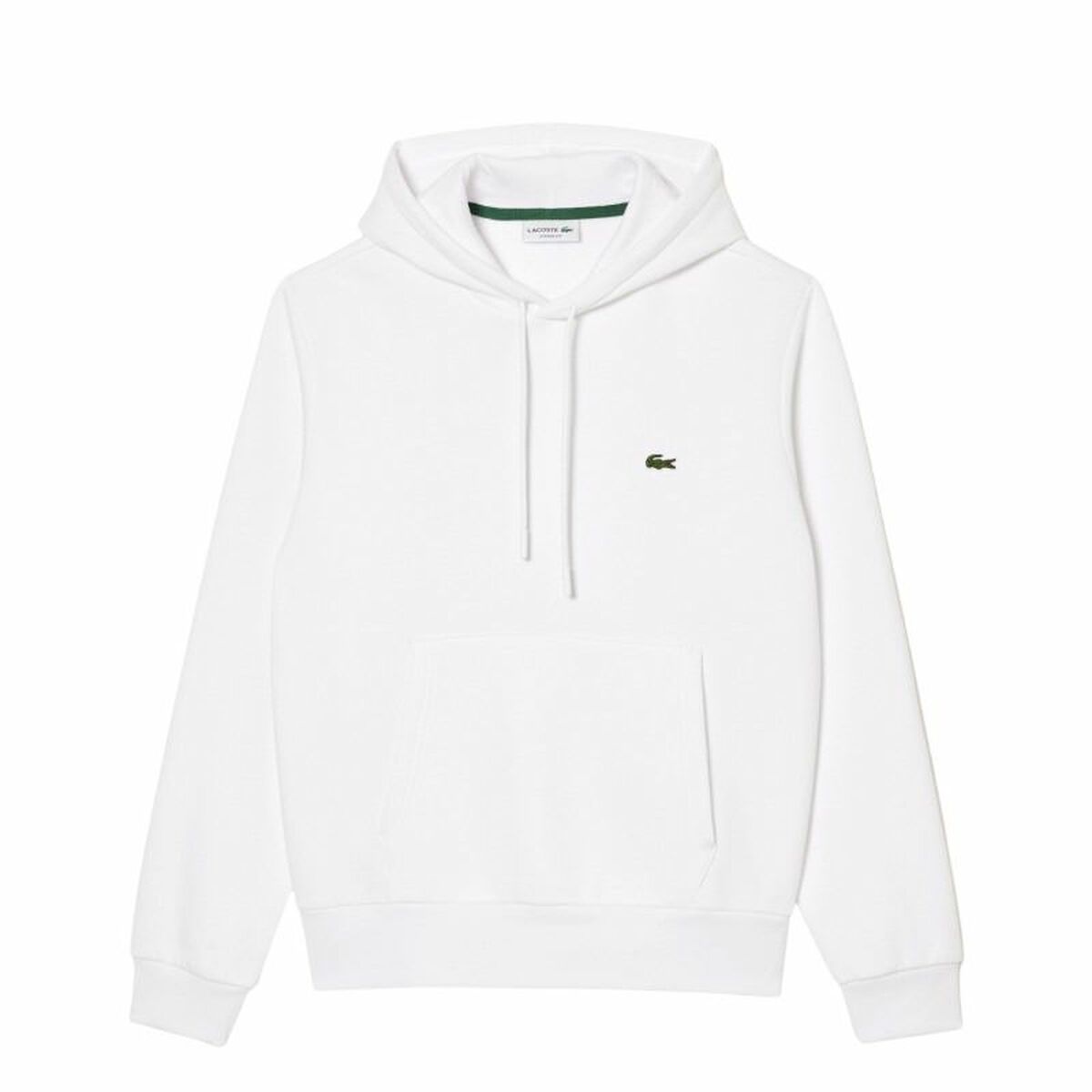 Sudadera con Capucha Hombre Lacoste Core Performance Blanco