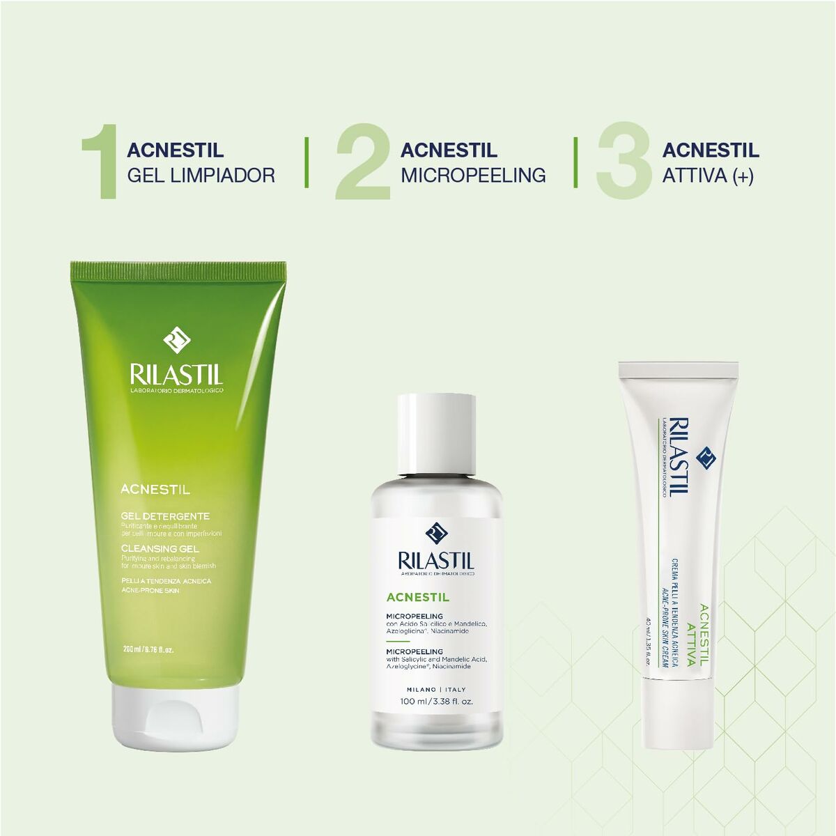 Gel Limpiador Facial Rilastil ACNESTIL 100 ml