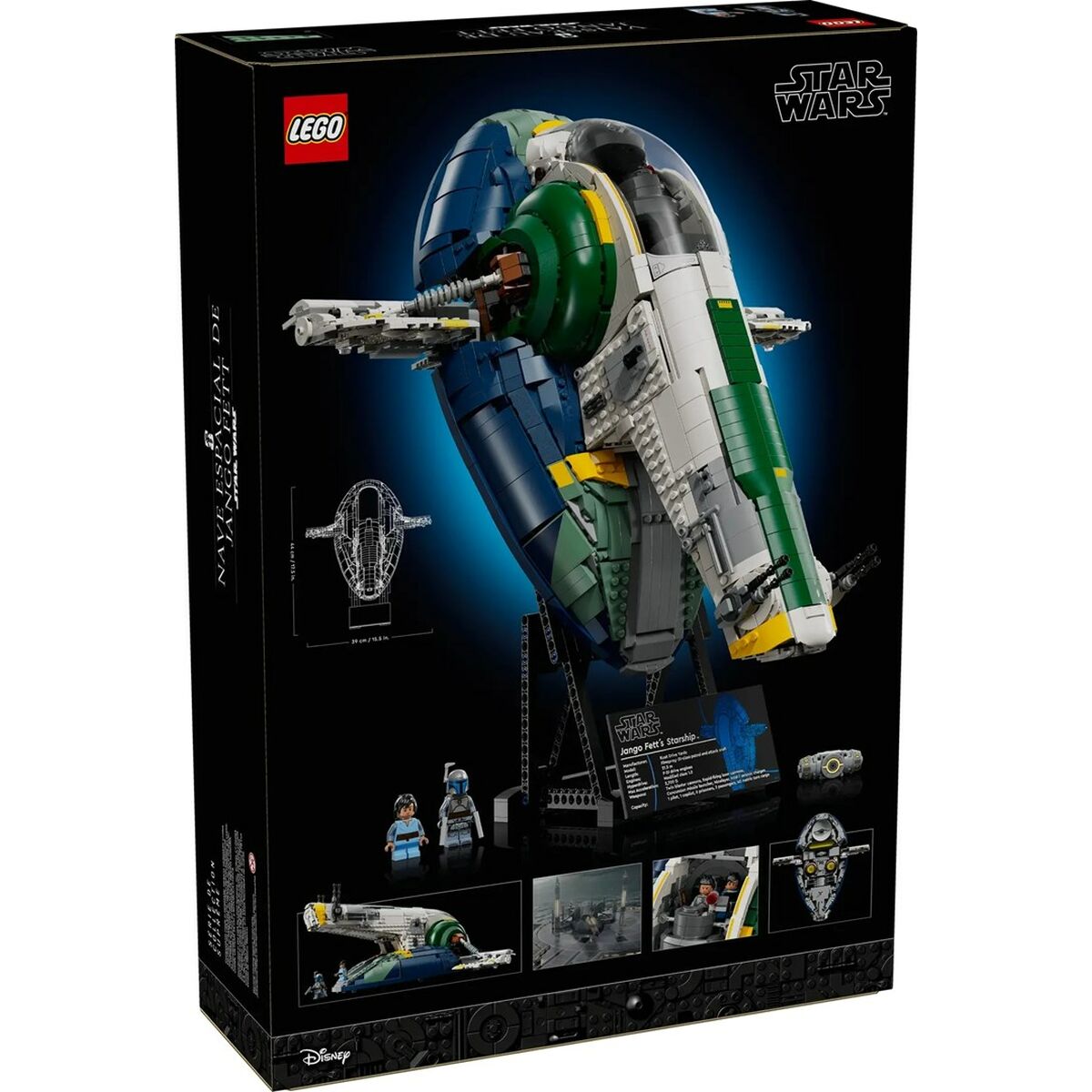 Juego de Construcción Lego STAR WARS 75409 Jango Fett's Starship 2970 Piezas