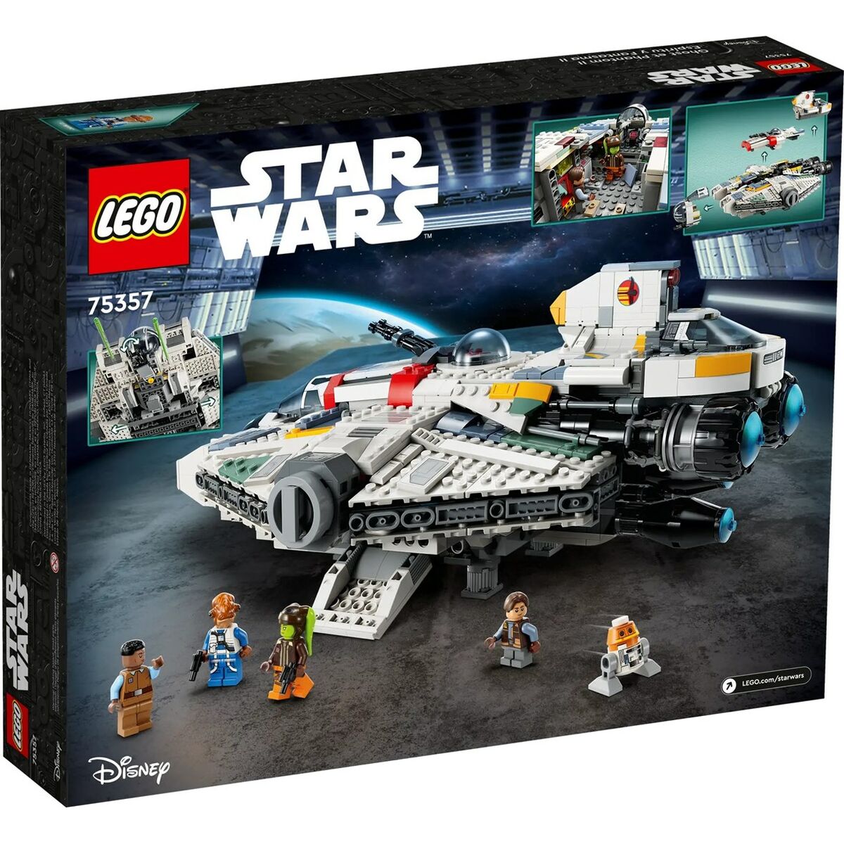 Juego de Construcción Lego STAR WARS 75357 Ghost & Phantom II 1394 Piezas