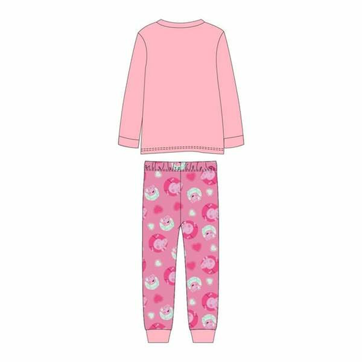 Pijama Infantil Peppa Pig Rosa