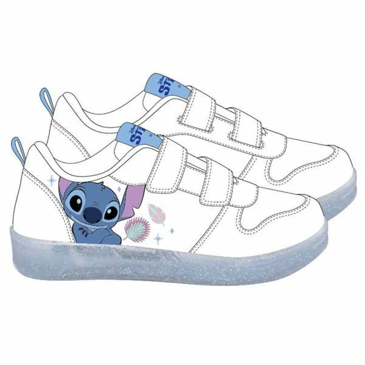 Zapatillas Deportivas Infantiles Stitch Blanco
