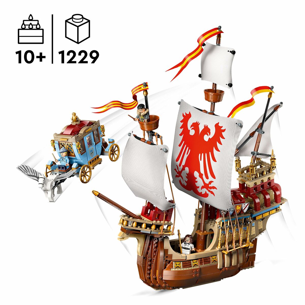 Juego de Construcción Lego HARRY POTTER 76440 TriWizard Tournament: The Arrival 1229 Piezas