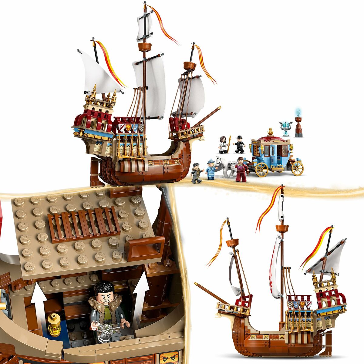 Juego de Construcción Lego HARRY POTTER 76440 TriWizard Tournament: The Arrival 1229 Piezas