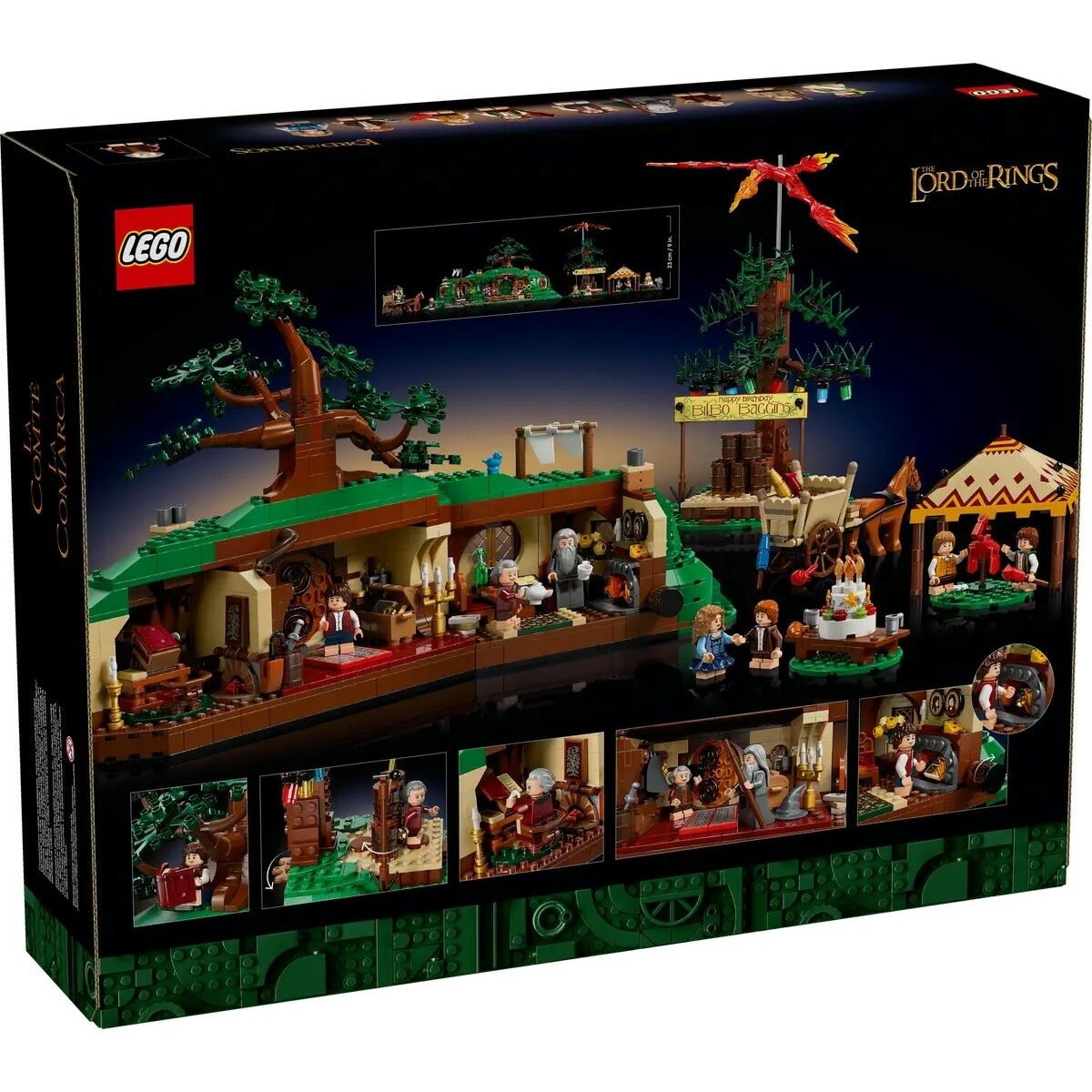 Juego de Construcción Lego ICONS 10354 The Lord of the Rings: The Shire 2017 Piezas