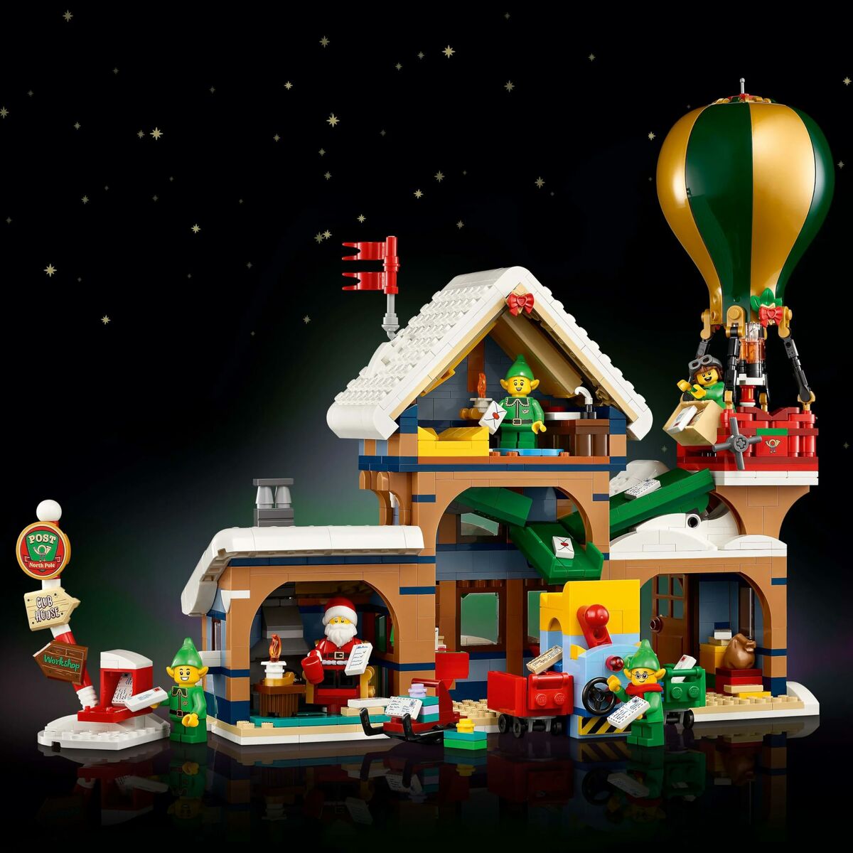 Juego de Construcción Lego ICONS 10339 Santa's Post Office 1440 Piezas