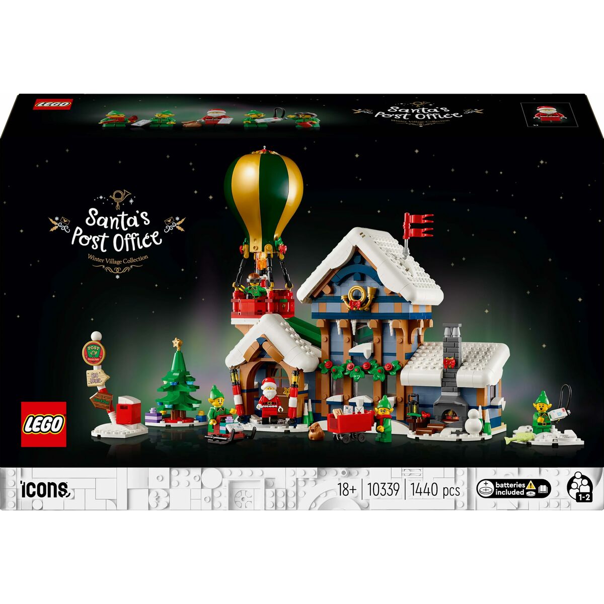 Juego de Construcción Lego ICONS 10339 Santa's Post Office 1440 Piezas