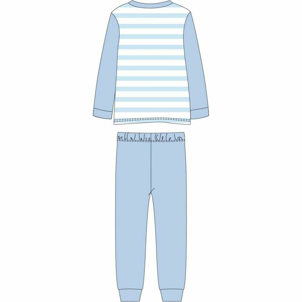 Pijama Infantil Bluey Azul claro