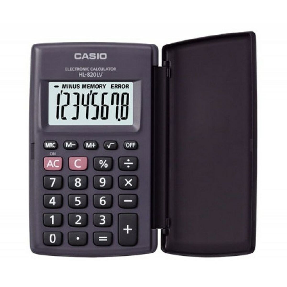 Calculadora Casio HL-820LV-B BK Negro Plástico