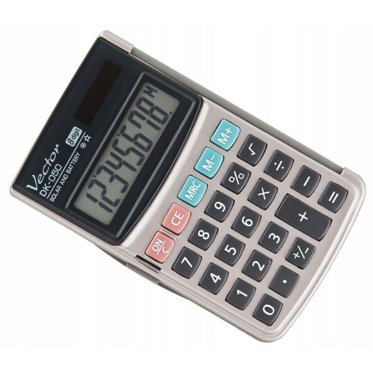 Calculadora Vector DK-050 Gris Plástico