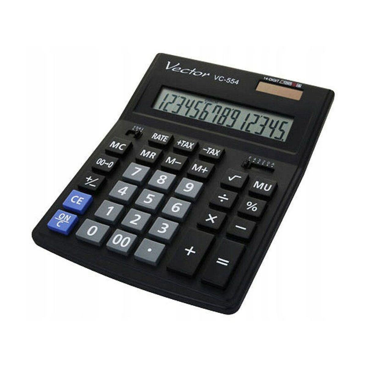 Calculadora Vector KAV VC-554x Negro Plástico 15,3 x 3,5 x 19,9 cm
