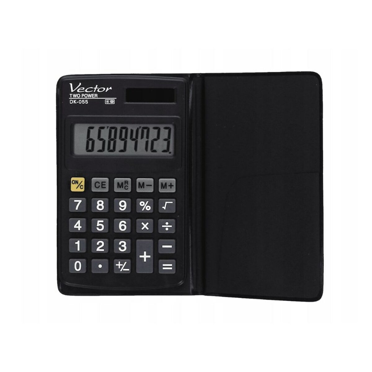 Calculadora Vector DK-055 Negro Plástico