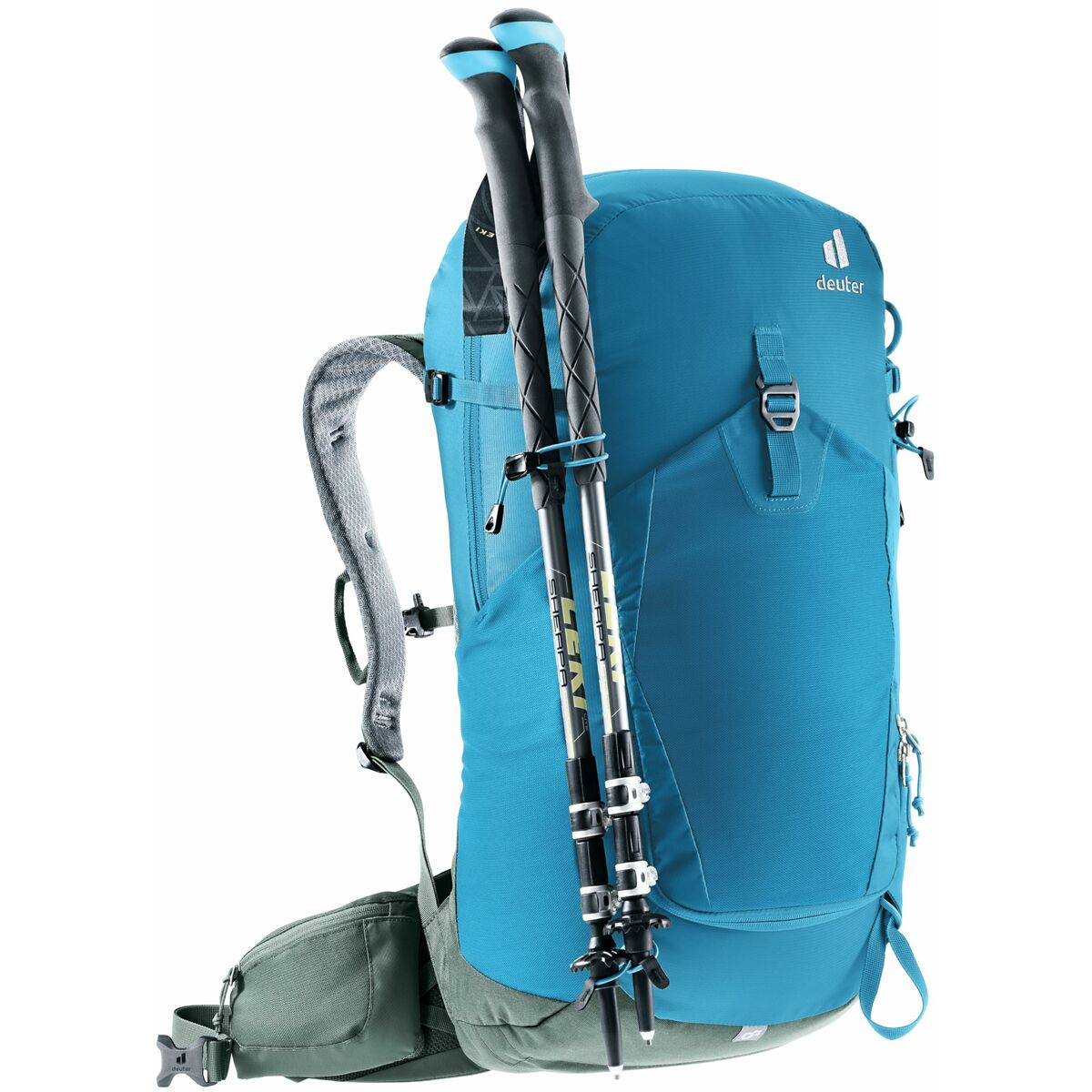 Mochila Deportiva Deuter Trail Pro 33 Azul Verde 33 L