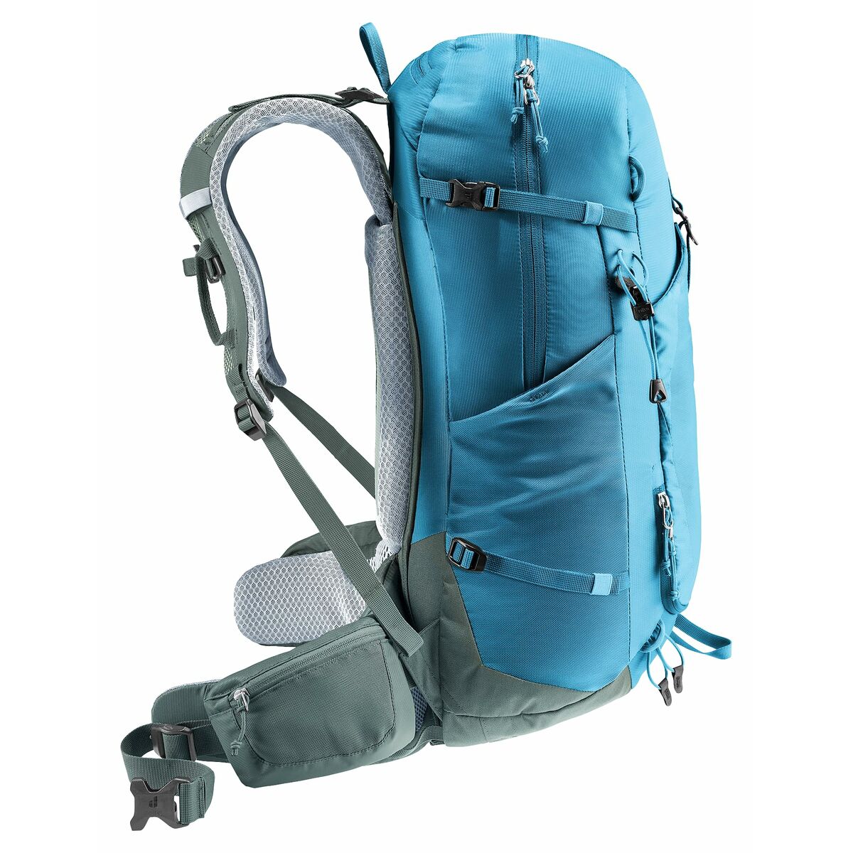 Mochila Deportiva Deuter Trail Pro 33 Azul Verde 33 L