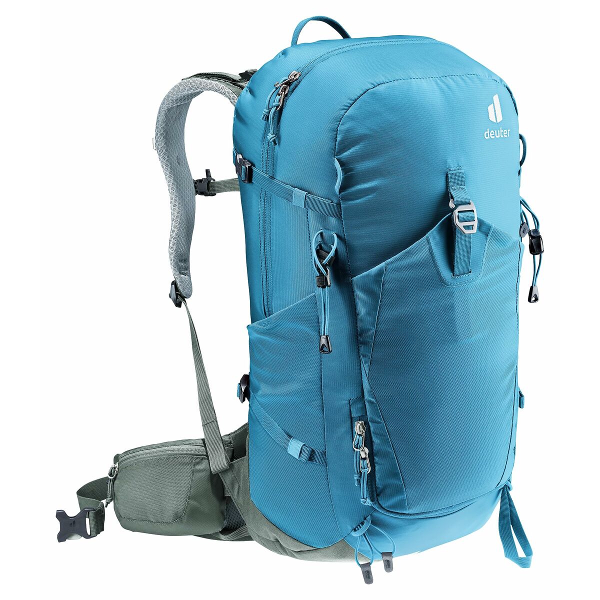 Mochila Deportiva Deuter Trail Pro 33 Azul Verde 33 L