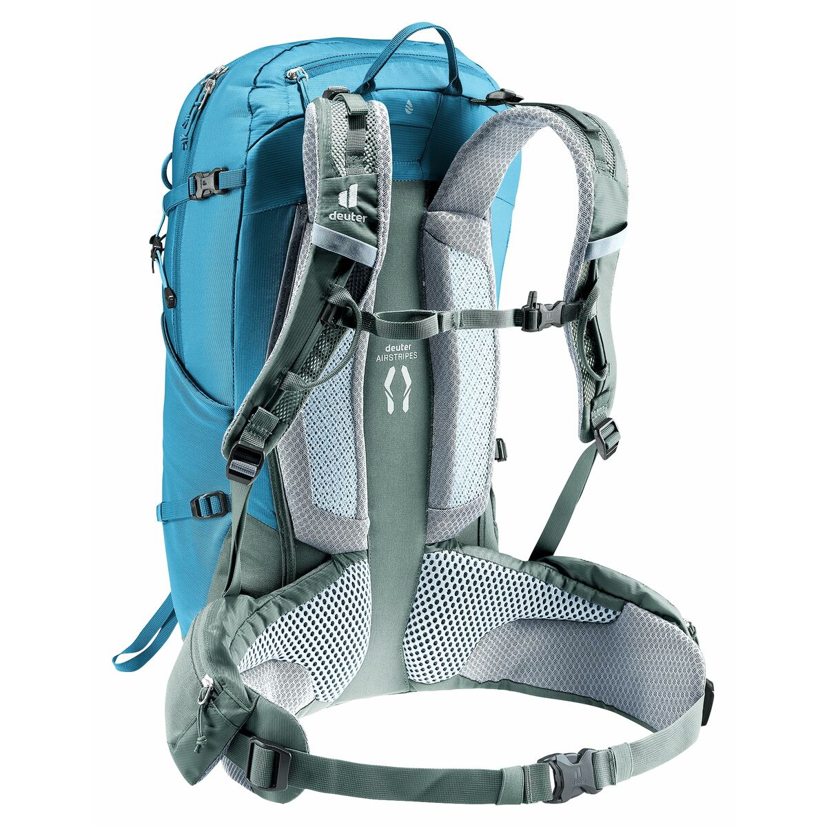 Mochila Deportiva Deuter Trail Pro 33 Azul Verde 33 L
