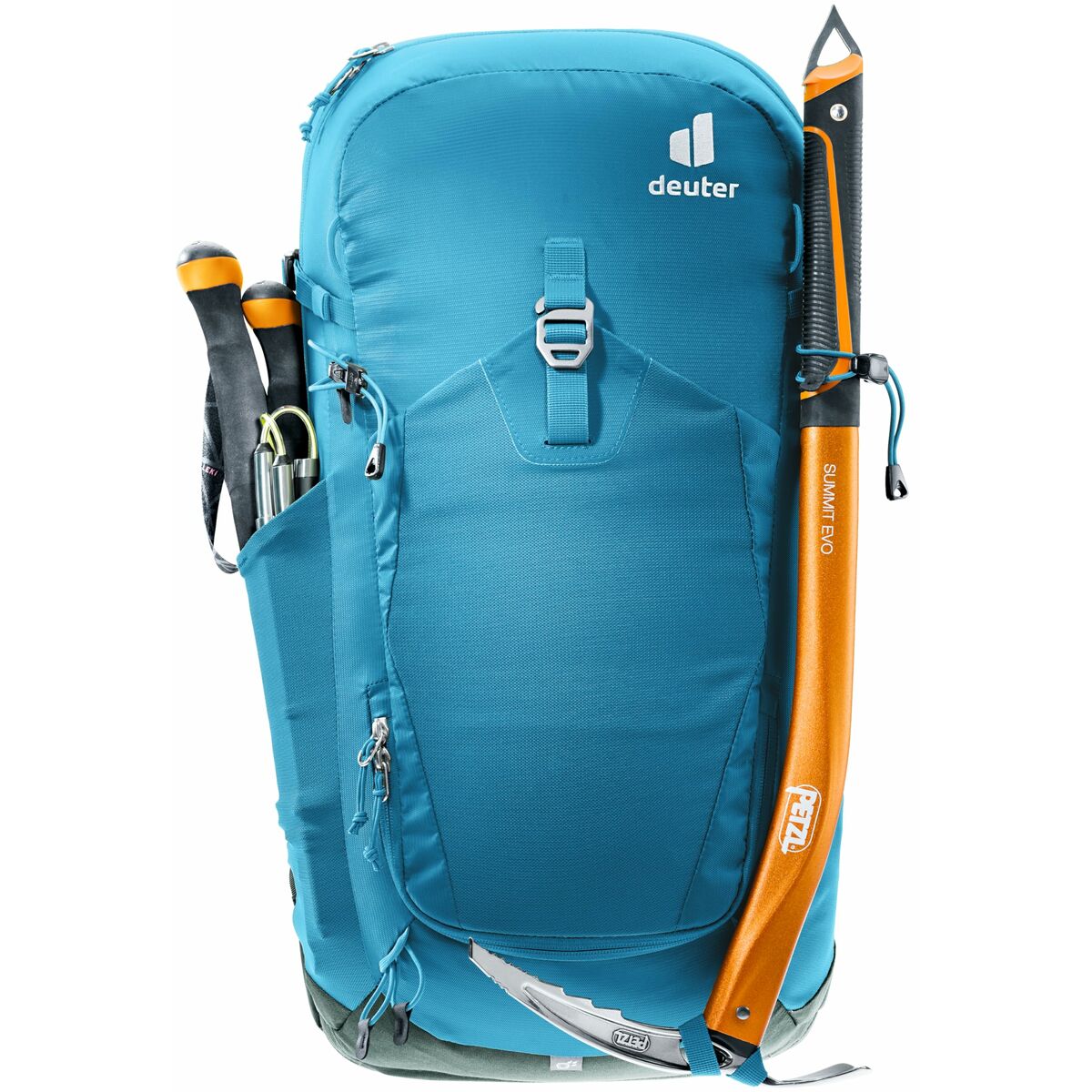 Mochila Deportiva Deuter Trail Pro 33 Azul Verde 33 L