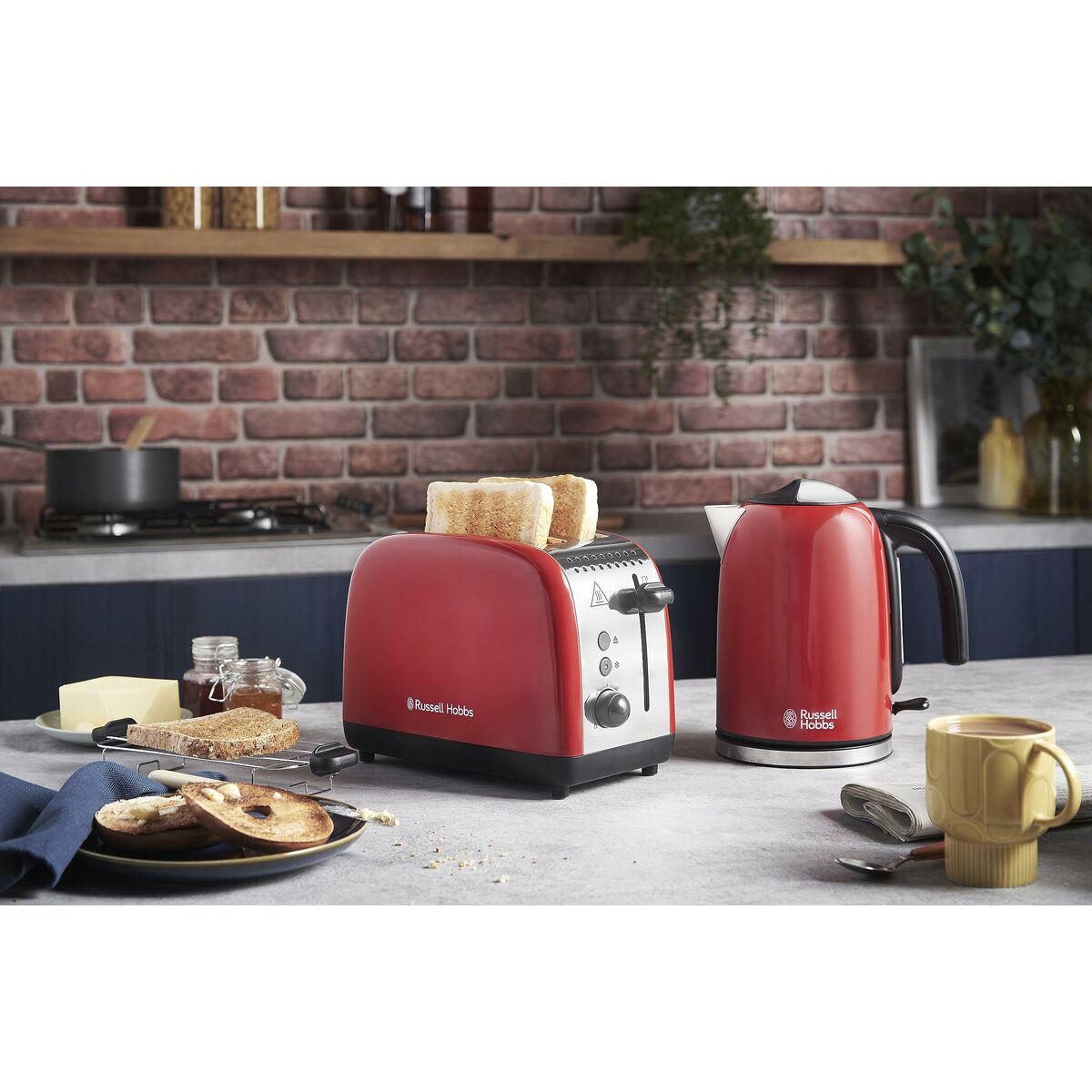Tostadora Russell Hobbs 26554-56 Rojo