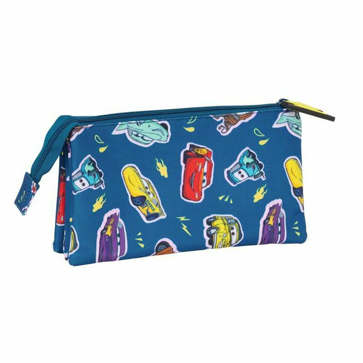 Portatodo Cars Racing Azul marino 22 x 12 x 3 cm