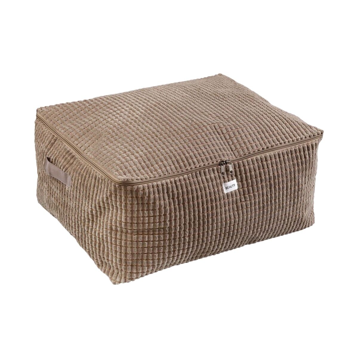 Caja de Almacenaje Versa Corduroy 40 x 25 x 50 cm Caqui