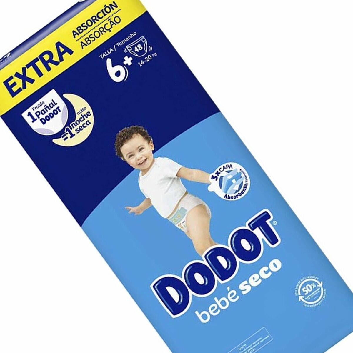 Pañales Desechables Dodot Etapas Extra 6 (48 Unidades)