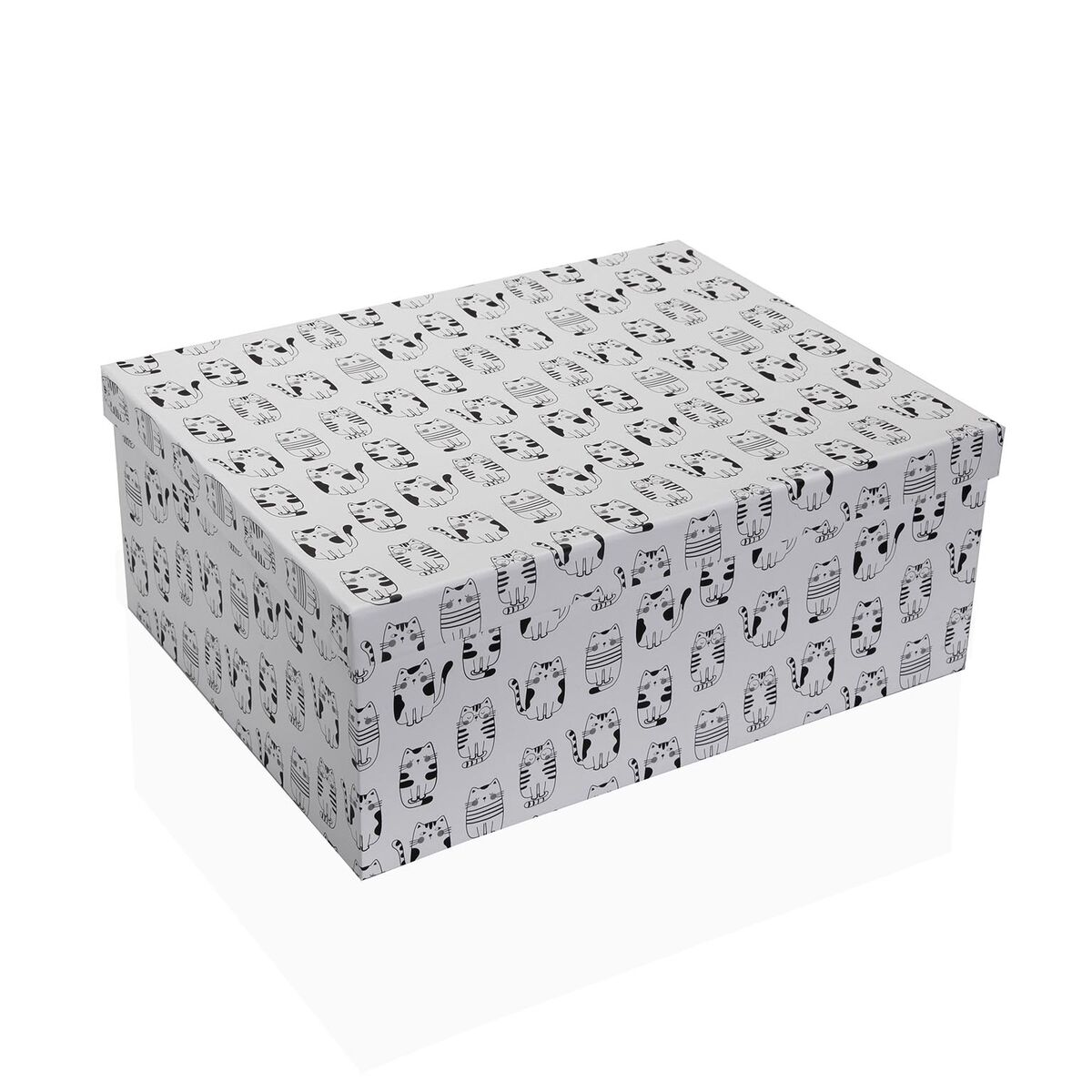 Set de Cajas Organizadoras Apilables Versa Cartón Gato 15 Piezas