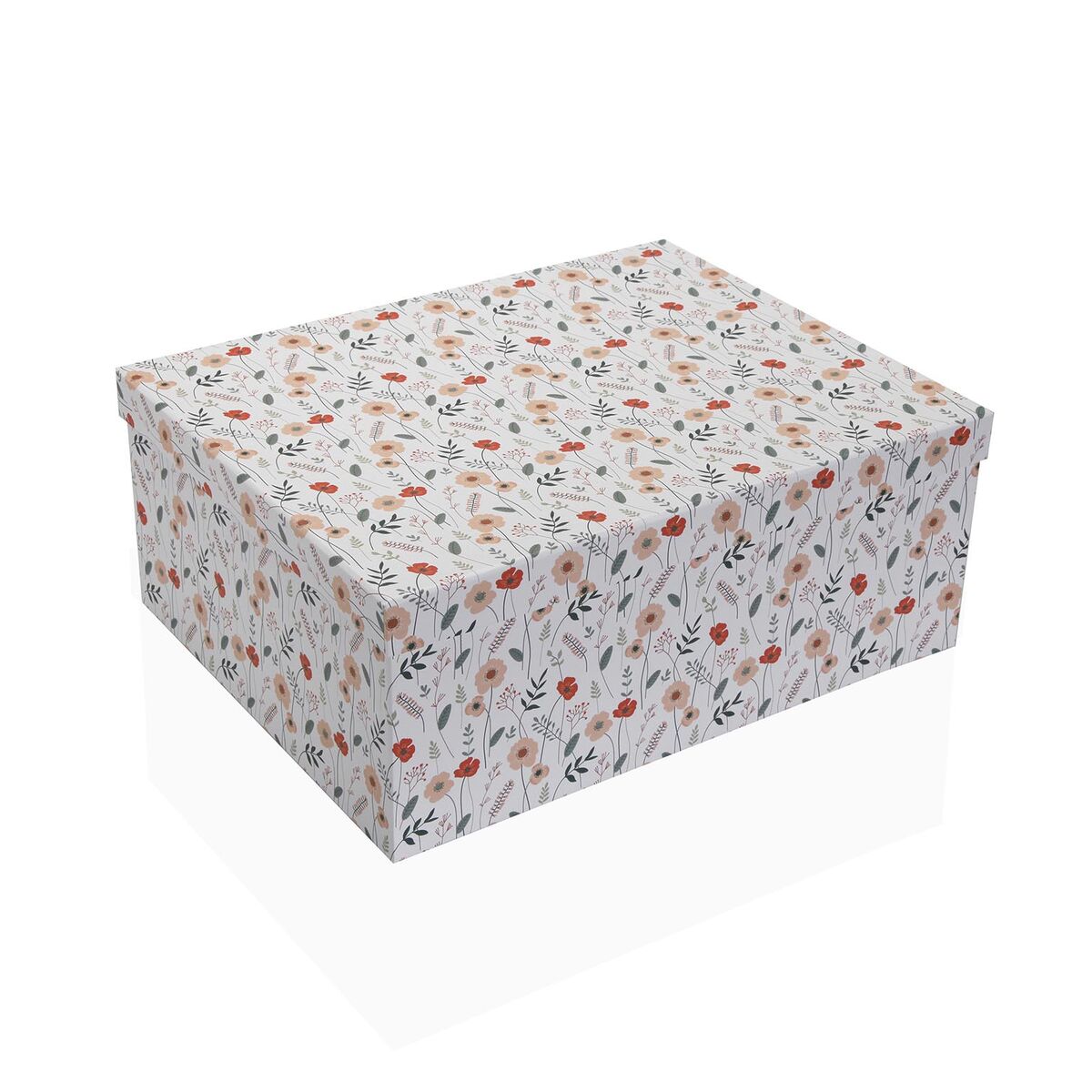 Set de Cajas Organizadoras Apilables Versa Cartón Flores 15 Piezas