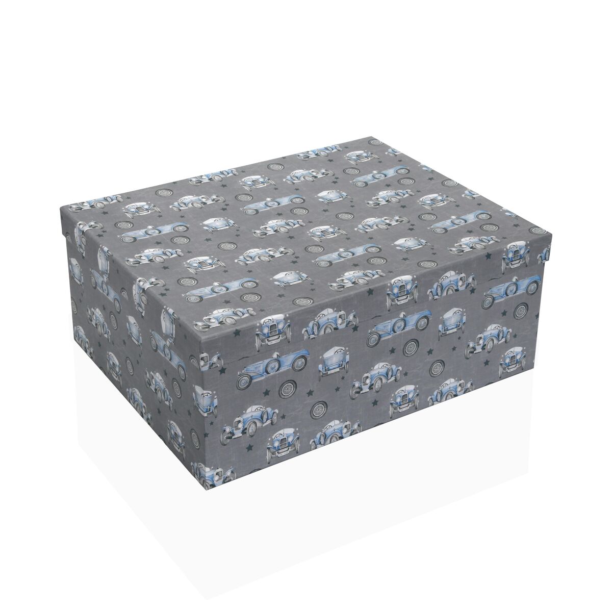 Set de Cajas Organizadoras Apilables Versa Cartón Coches 15 Piezas