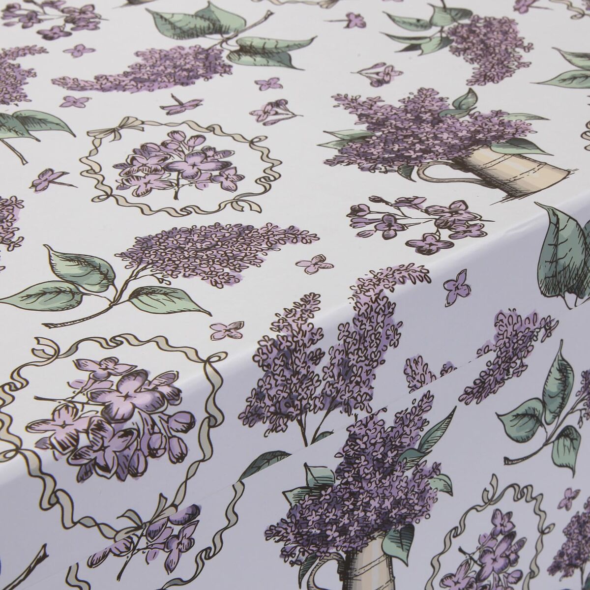 Set de Cajas Organizadoras Apilables Versa Cartón Lavanda 10 Piezas