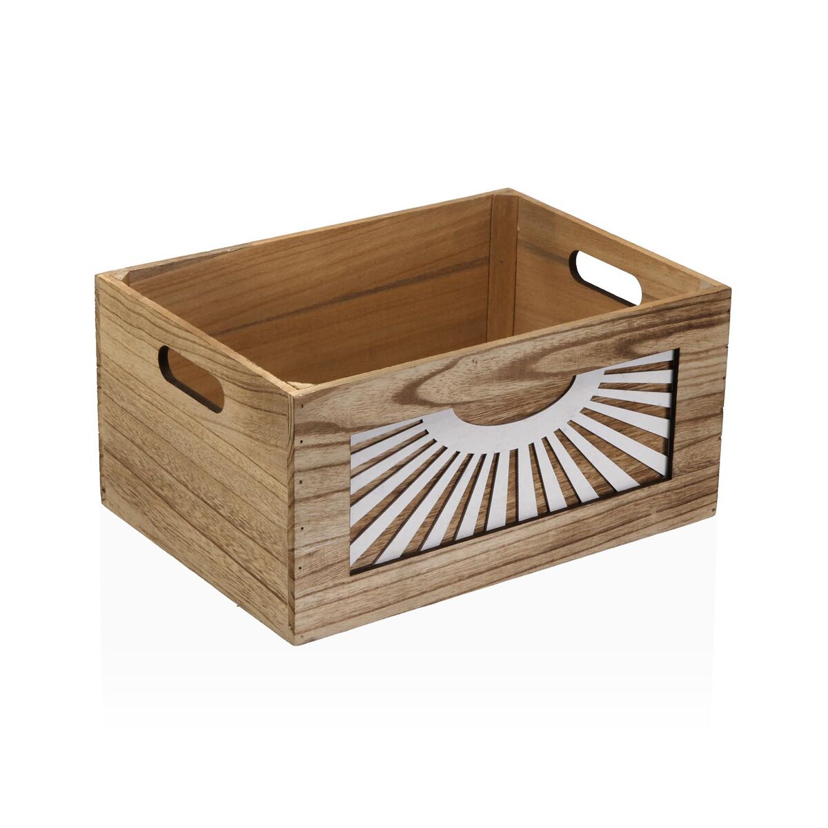 Juego de Cajas Decorativas Versa Adda Marrón Madera