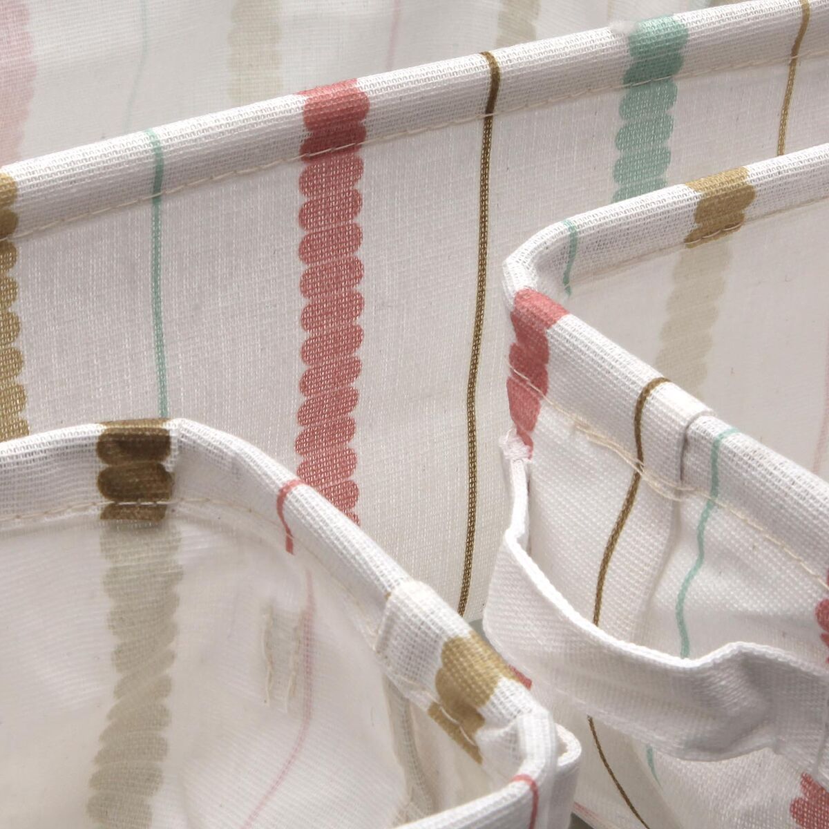 Juego de Cestas Versa Textil 18 x 14 x 28 cm 28 x 18 x 14 cm