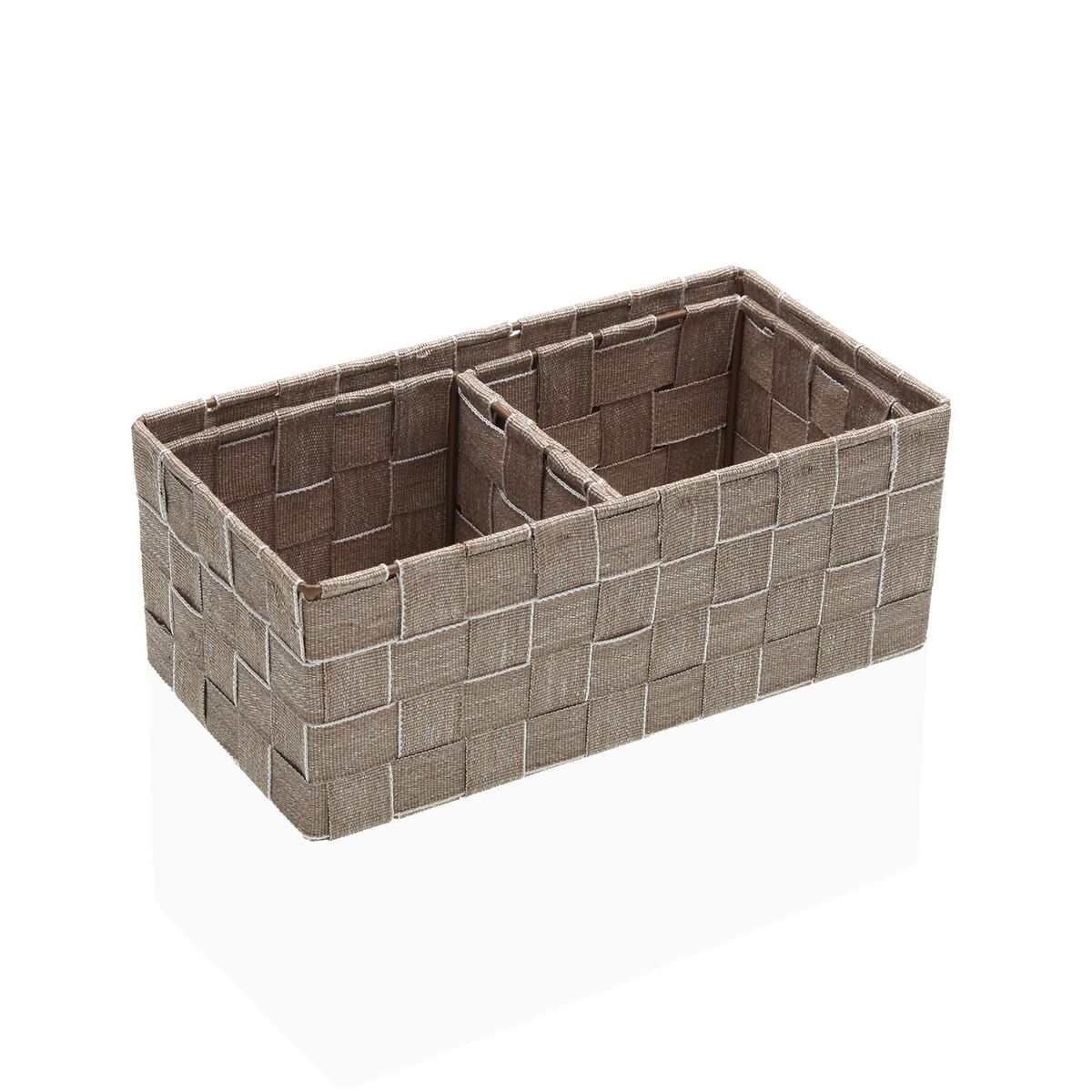 Juego de Cestas Versa Paja Polipropileno Fibra de maíz 14 x 10 x 27 cm