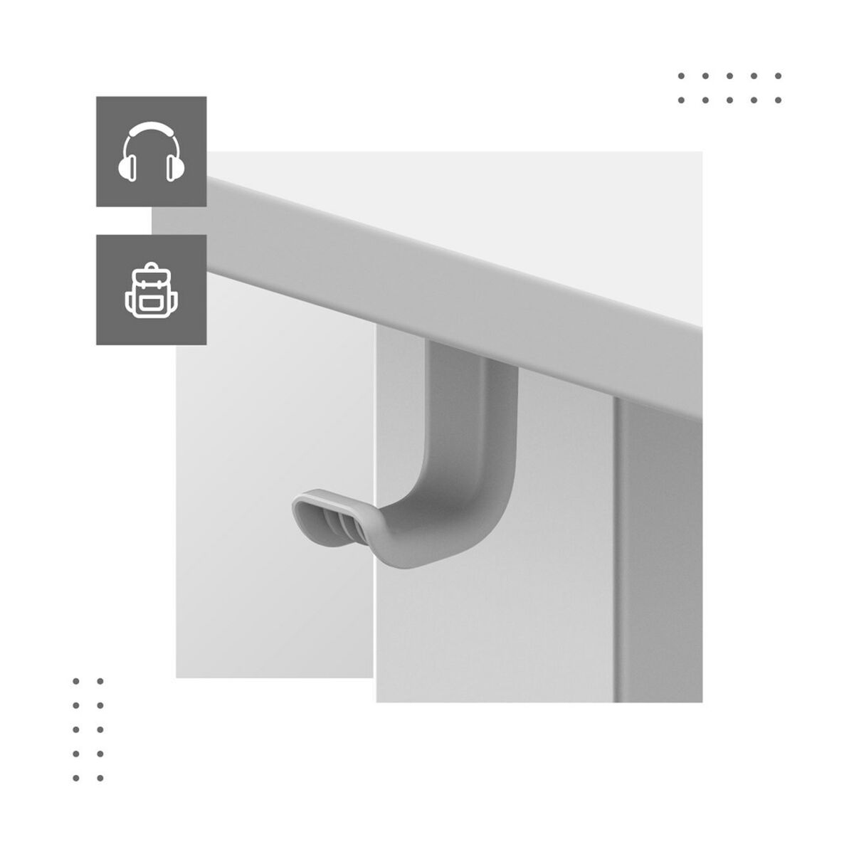 Escritorio Mark Adler MA-Leader 7.6 White Blanco