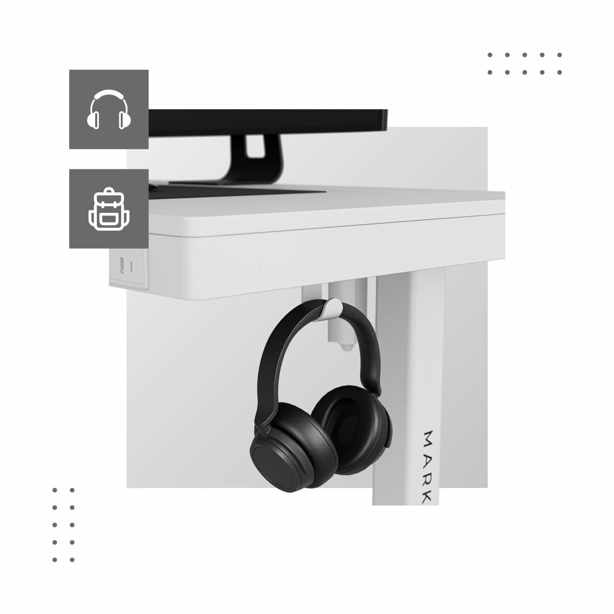 Escritorio Mark Adler MA-Leader 8.2 White Blanco