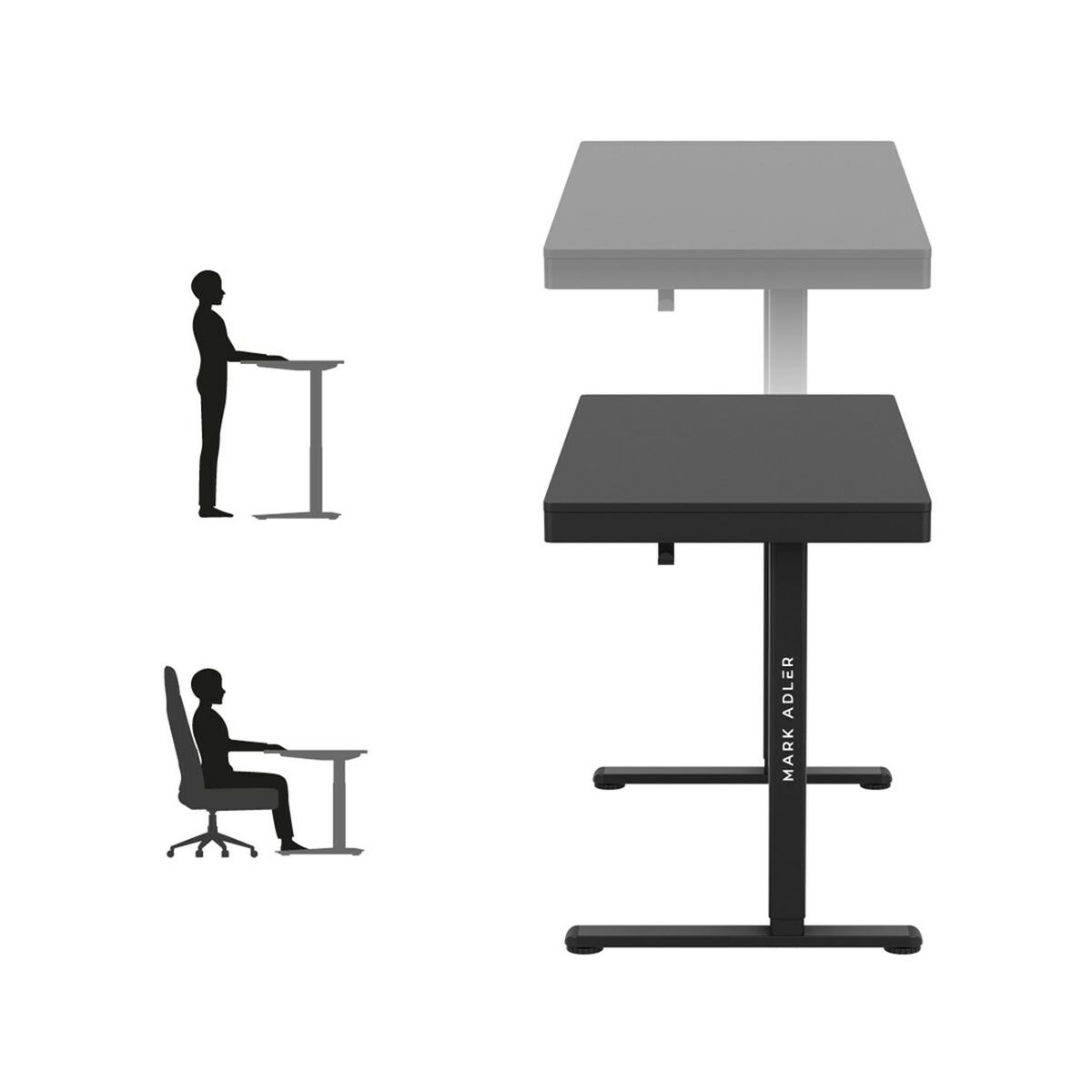 Escritorio Mark Adler MA-Leader 8.2 Black Negro