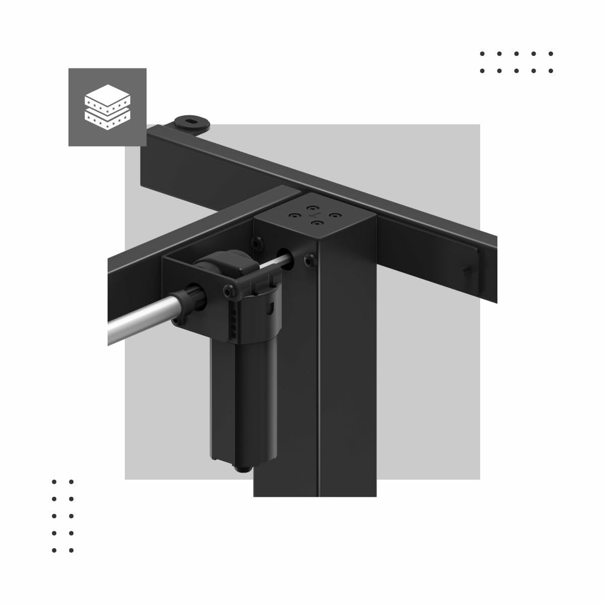 Soporte ajustable Mark Adler MA-XENO 7.6 Negro