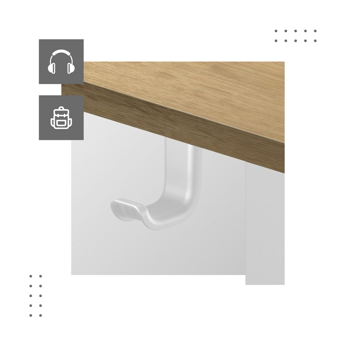 Escritorio Mark Adler MA-Leader 7.0 Craft Blanco Madera