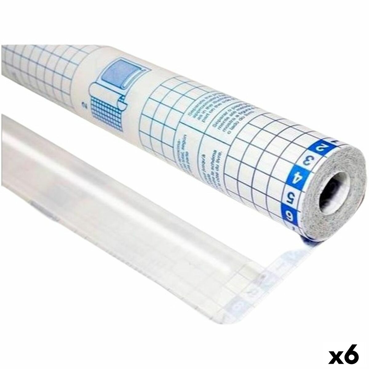Forro para Libros Sadipal Transparente 0,45 x 20 m (6 Unidades)