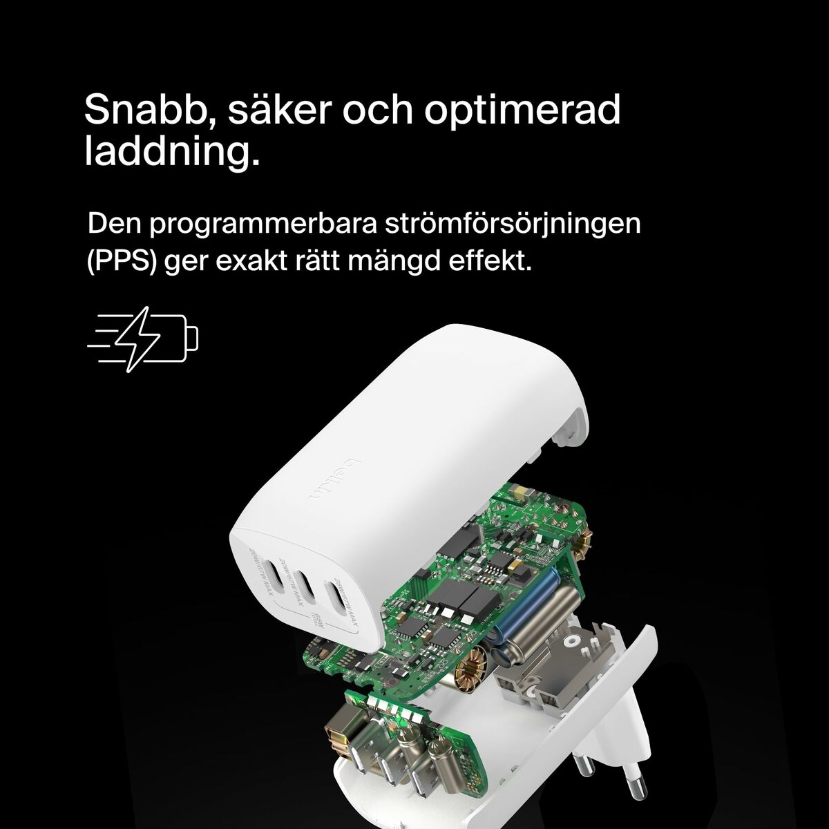 Cable USB Belkin WCC002CFWH Blanco