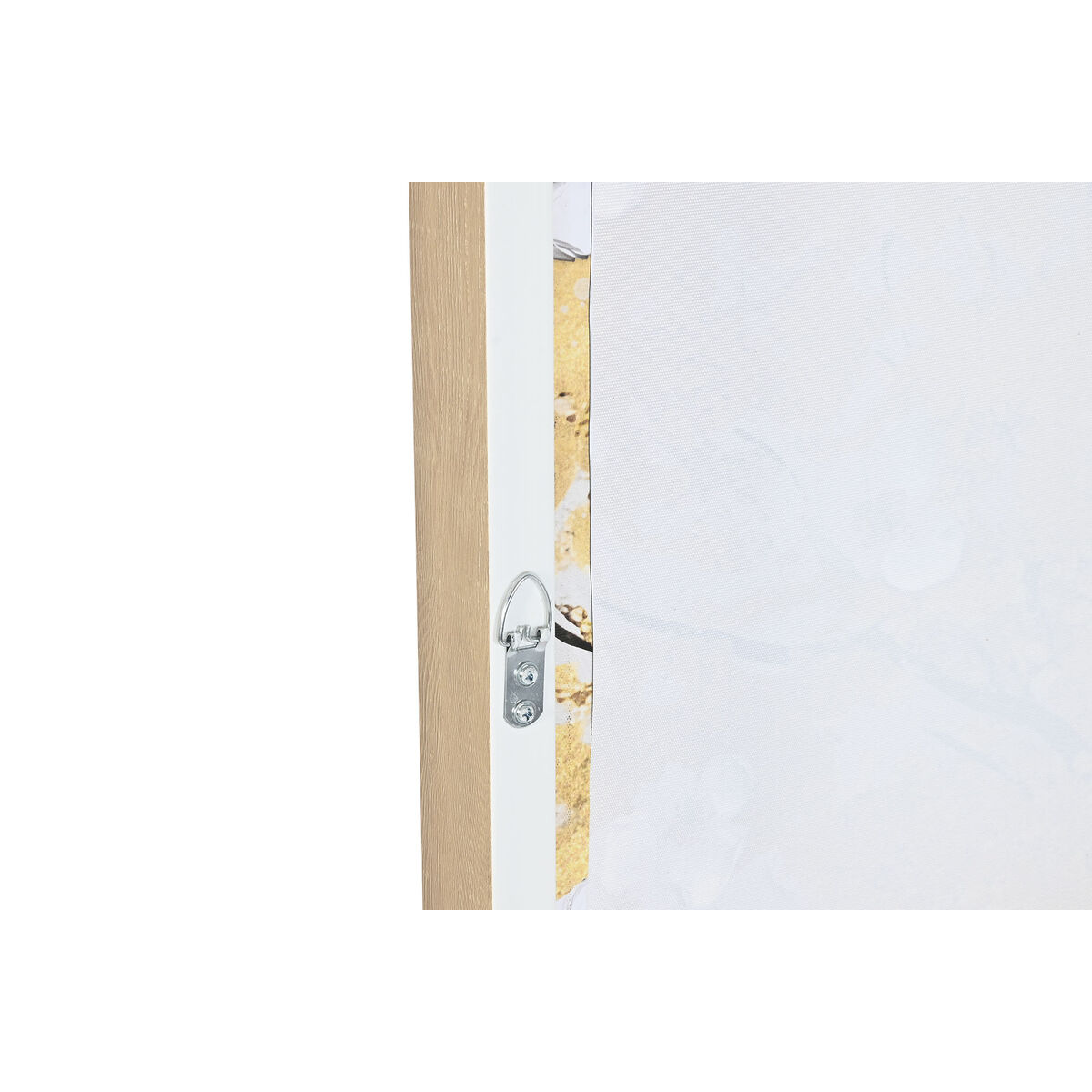 Lienzo Home ESPRIT Marrón Gris Dorado Árbol Moderno (2 Unidades)